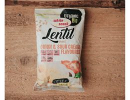 Snack din linte eco cu gust de ceapă-smântână
