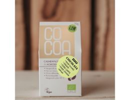Caju în ciocolată raw-vegan cu cocos ECO