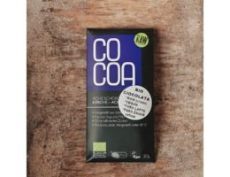Ciocolată raw-vegan cu cireșe și acai